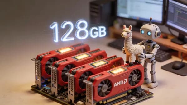 128 ГБ видеопамяти за $5200: как собрать локальный AI-сервер на AMD R9700