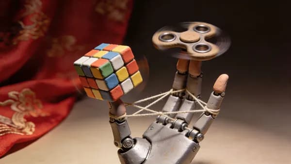 Кубик Рубика, спиннер и игра в верёвочку: китайская робот-рука собрала миллион просмотров