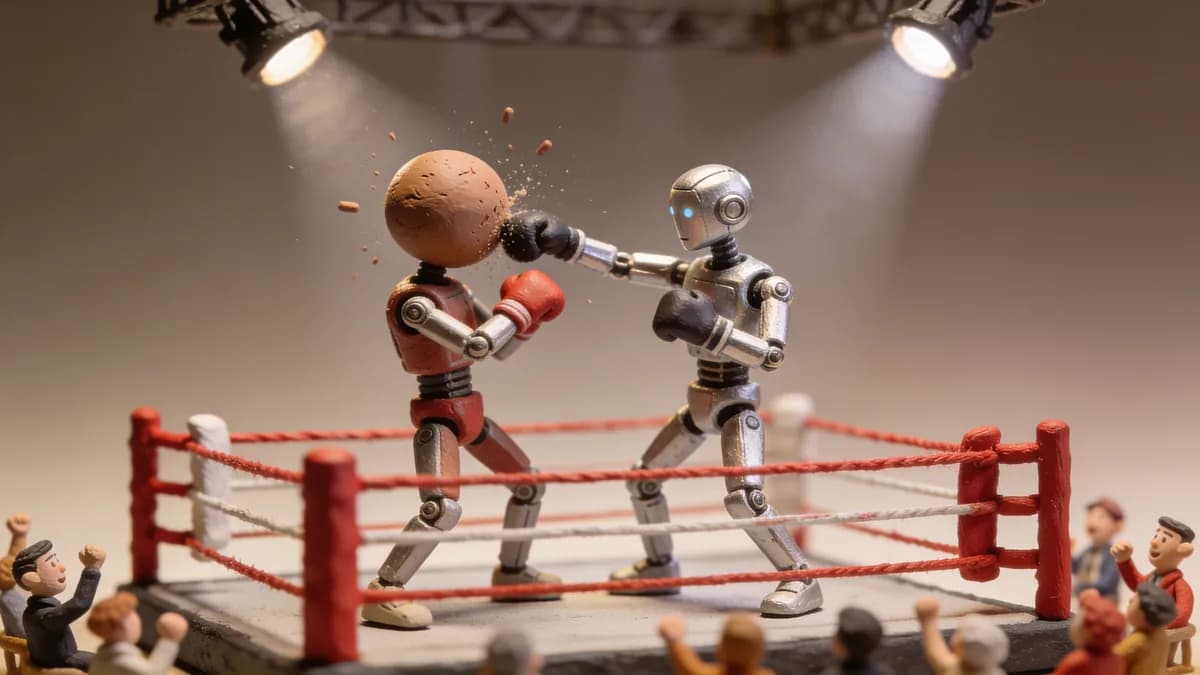 Робот потерял голову и продолжил бой: в Шэньчжэне стартовала лига робо-MMA
