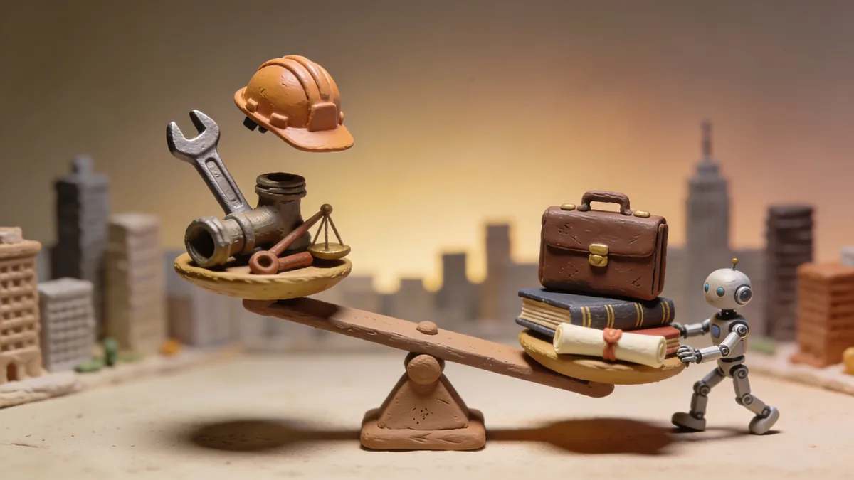 «Сантехники будут зарабатывать больше юристов»: как AI переворачивает рынок труда